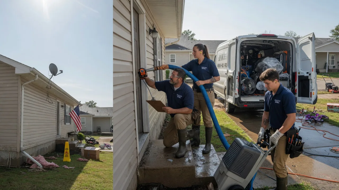 Ceiling Water Damage Restoration in Danforth, IL near me